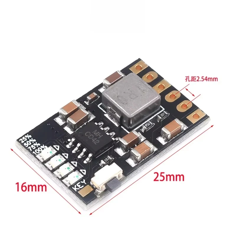Snvi 1pc MH-CD42 CD42 DC 5V 2.1A Mobile Power Diy Module 3.7/4.2V Charge/Discharge(boost)/battery protection/indicator Board