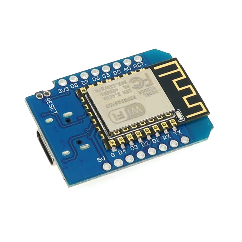 Wemos D1 Mini TYPE-C/MICRO USB ESP8266 ESP-12F CH340G V2 WIFI Development Board D1 Mini NodeMCU Lua IOT Board 3.3V With Pins