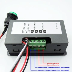 CCM5D PWM Controller Motor Speed Controller Knob Adjustment Stepless Speed Switch Controller LED Digital Display