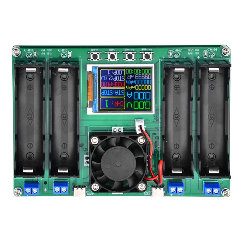LCD Display Battery Capacity Tester MAh MWh 18650 Lithium Battery Digital Type-C Measurement Battery Power Detector Module