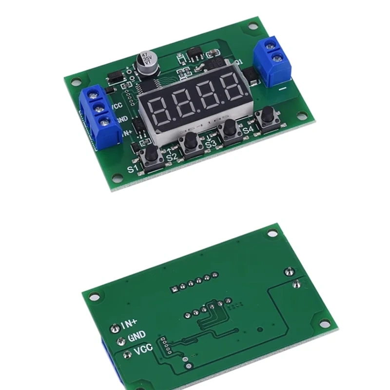 B29C-5Pcs DC 12V LED Digital Cycle Time Delay Relay Module Trigger Switch Countdown Timer Timming Board