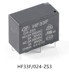 HF33F 005/012/024-ZS3 5/12/24V 5A Relay Module