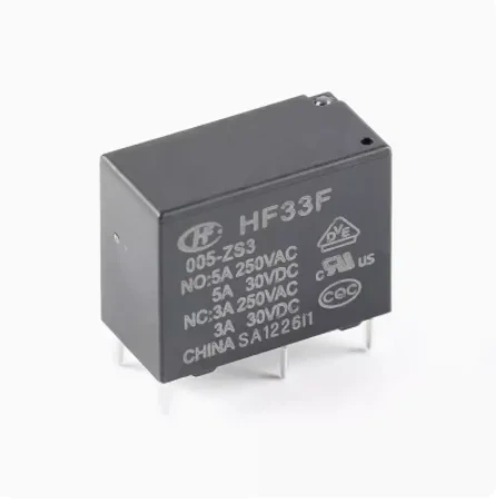 1PCS Relay HF33F/005/012/024-ZS3 5V 12V 24V 5A 5 pins one set conversion