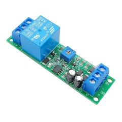 Adjustable Delay Monostable Trigger Relay Module 3V-24V DC 10s-60s/10min Timer Switch for Arduino/Robotics/Smart Home