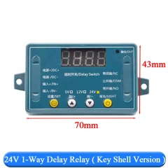 DC 5V 12V 24V 10A Adjustable Time Delay Relay Module LED Digital Timming Relay Timer Delay Trigger Switch Timer Control Switch