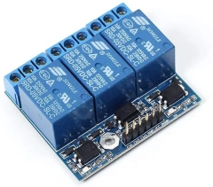3 Channel Relay Module With Optocoupler Isolation Opto-isolated Compatible 3.3V 5V Signal High-voltage Relay
