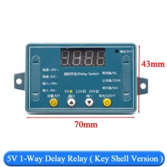 DC 5V 12V 24V 10A Adjustable Time Delay Relay Module LED Digital Timming Relay Timer Delay Trigger Switch Timer Control Switch