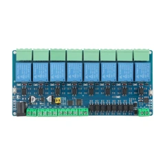 Modbus RTU 1 2 4 8 Channel Way relay module 5V 12V 24V Switching Switch Input/output RS485/TTL Communication