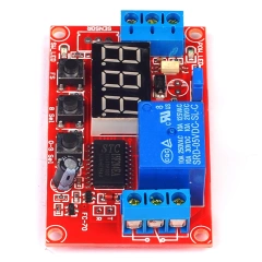 Digital Display Adjustable Power-on/cycle/high and Low Level Trigger Multi-function Delay 5V 12V 24V Relay Module