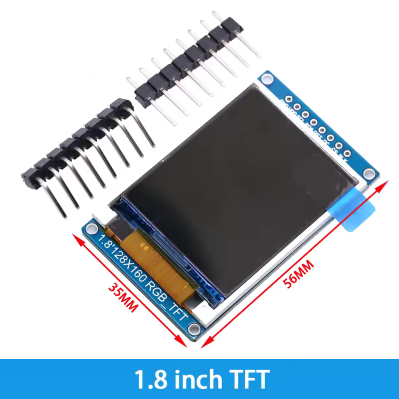 High-definition SPI 0.96 1.3 1.44 1.8 inch  TFT color screen OLED LCD screen ST7735