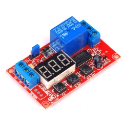 Digital Display Adjustable Power-on/cycle/high and Low Level Trigger Multi-function Delay 5V 12V 24V Relay Module