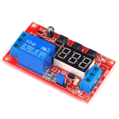 Digital Display Adjustable Power-on/cycle/high and Low Level Trigger Multi-function Delay 5V 12V 24V Relay Module