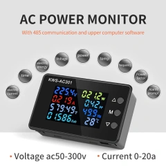 KWS-AC301 Digital Voltmeter Electricity Power Meter Wattmeter Energy Analyzers  AC 50-300V Voltage Detector 0-100A 50-60HZ
