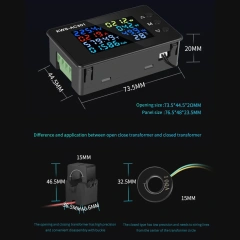 KWS-AC301 Digital Voltmeter Electricity Power Meter Wattmeter Energy Analyzers  AC 50-300V Voltage Detector 0-100A 50-60HZ
