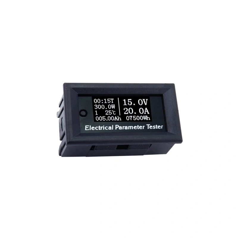 7 in1 OLED Multifunction Tester Voltmeter Ammeter Voltage Current Capacity Power Time Temperature Meter 33V 100V 3A 10A