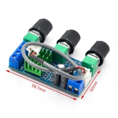 XH-M567 High Power Stereo Amp Module TPA3116D2 80W*2 Dual Channel Digital Audio Amplifier Board for DIY Speakers, Car Audio