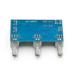 XH-M567 High Power Stereo Amp Module TPA3116D2 80W*2 Dual Channel Digital Audio Amplifier Board for DIY Speakers, Car Audio