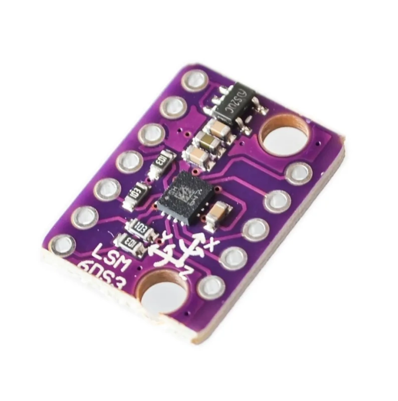 1pcs GY-LSM6DS3 LSM6DS3 Accelerometer Gyro Embedded Digital Temperature Sensor Module SPI IIC I2C Interface Module