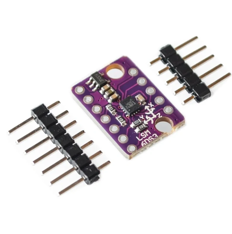 1pcs GY-LSM6DS3 LSM6DS3 Accelerometer Gyro Embedded Digital Temperature Sensor Module SPI IIC I2C Interface Module