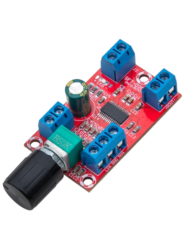 Dual Channel Digital Amplifier Board 60W High Power 2.0 Pure Rear Mini Amplifier Module with High Fidelity 12V