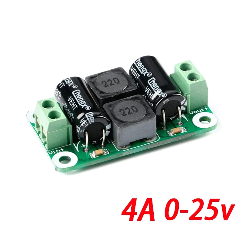 DC Power Filter Board 0-25V/0-50V 2A/3A/4A Class D Power Amplifier Module Interference Suppression Board EMI Suppression