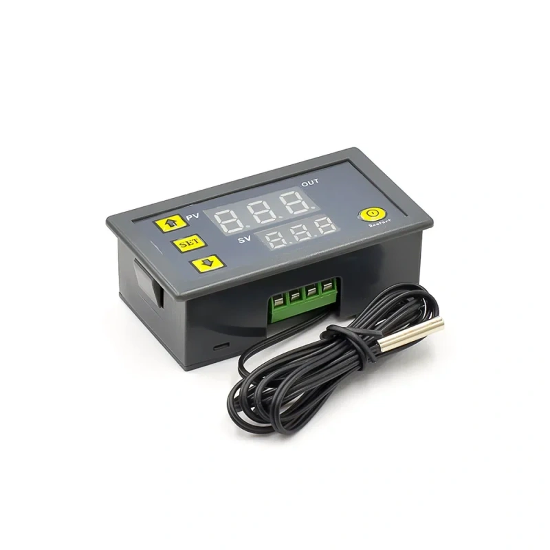 W3230 DC 12V 24V AC110-220V Digital Temperature Controller LED Display Thermostat Regulator Heat/Cooling Control Thermoregulator