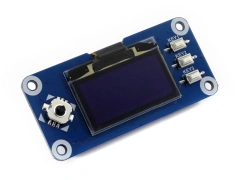 Waveshare 1.3inch OLED display HAT for Raspberry Pi 2B/3B/3B+/Zero/Zero W,128x64 pixels,SPI,I2C interface,embedded controller