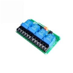 1pcs 4-channel 5V relay module high and low level triggers smart home PLC automation control 30A