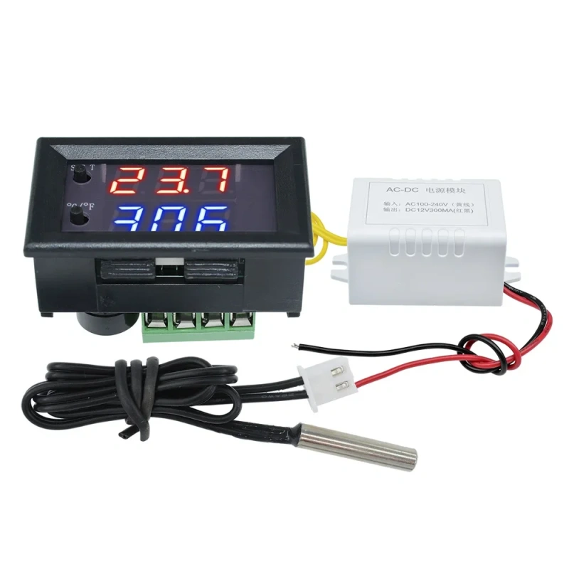 W1209WK 110V Digital Thermostat Temperature Controller Regulator Thermoregulator Incubator NTC Sensor Thermo Controller Switch