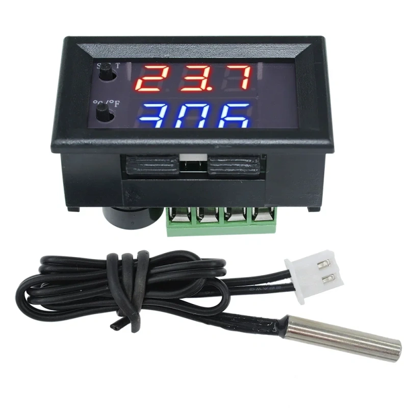 W1209WK 110V Digital Thermostat Temperature Controller Regulator Thermoregulator Incubator NTC Sensor Thermo Controller Switch