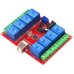 1/2/4/8 Channel USB Control Switch Relay Module