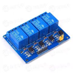 4 Channel 5V Relay Module with Optocoupler Protection