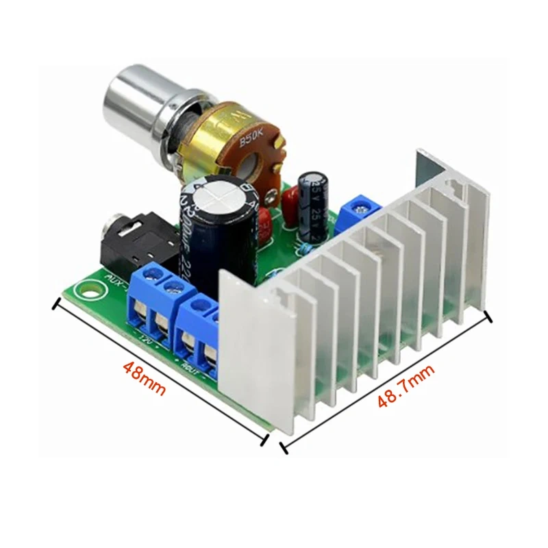 Mini 2 Channel Audio Amplifier Board Tda7297 Amplifier Board Amplifier Board Dual Channel Noiseless 12v Finished Amplifier Board