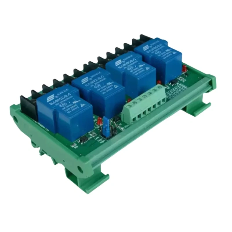1-channel/2-channel/4-channel 30A relay module with optocoupler isolation, high current support for high and low levels 5V1V24V