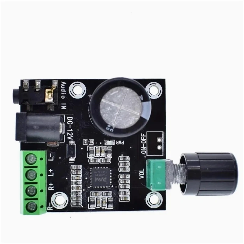 PAM8610 Dual Channel 12V HD Amplifier Board Pure Digital Amplifier 15W * 2 High Power Amplifier Module