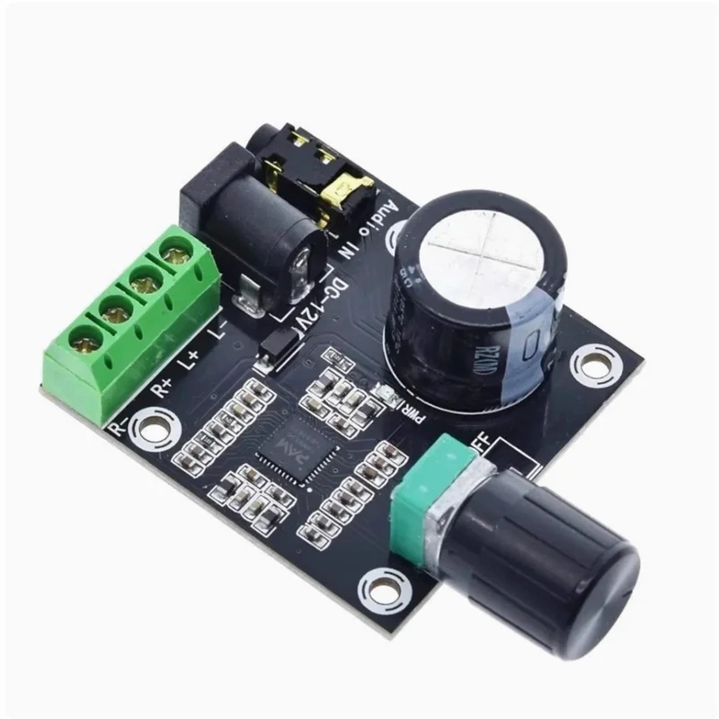 PAM8610 Dual Channel 12V HD Amplifier Board Pure Digital Amplifier 15W * 2 High Power Amplifier Module