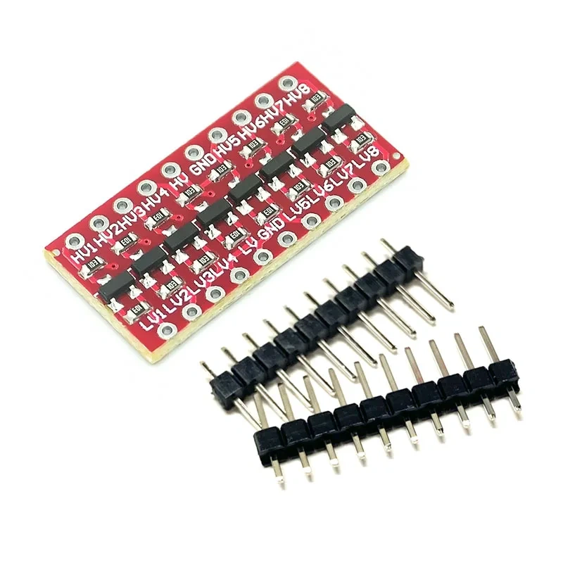 8-channel Level Conversion Module Red Board High Speed Full Duplex Duplex Channel IIC I2C Logic Level Converter Bi-Directional
