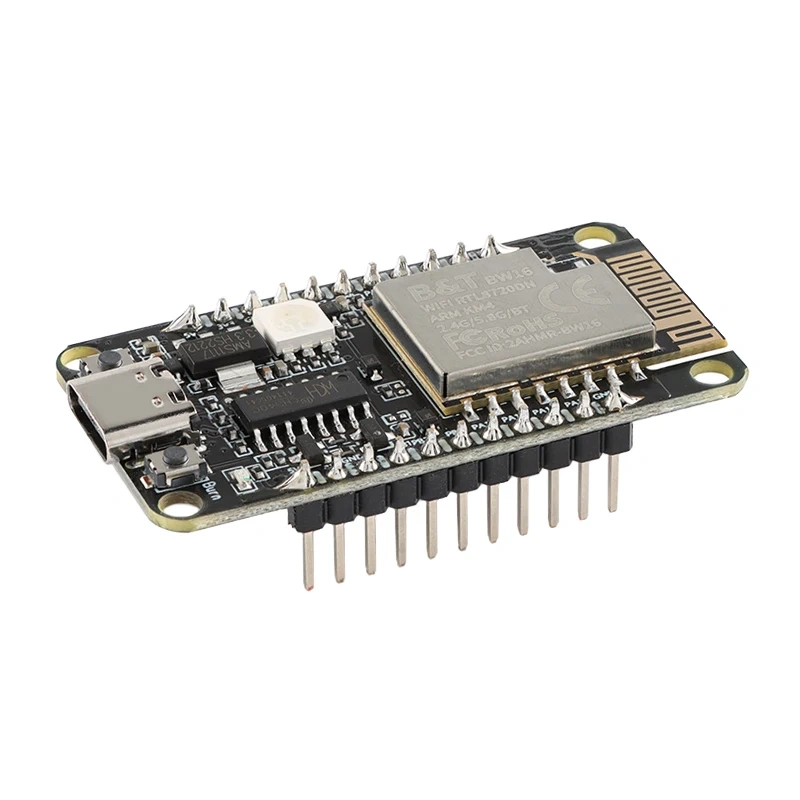 Dual-band WiFi + Bluetooth Low Energy 5.0 module, based on RTL8720DN chip BW16-Kit/development board