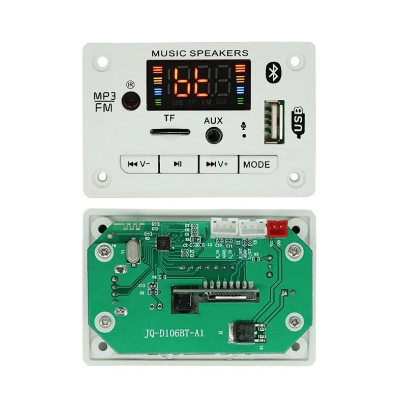 5V 12V MP3 Decoder Decoding Board Module Bluetooth 5.0 Car USB MP3 Player WMA WAV TF Card Slot / USB / FM Remote Board Module