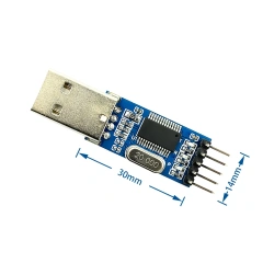 1PCS USB to TTL serial port in nine upgrade Brush plate PL2303HX is module For STC MCU download cable