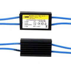 2pcs Car LED Signal Lights Decoder Canceler Detector Accessories 12V for T10 Canbus Cable Warning Error Code OBC Load Resistor