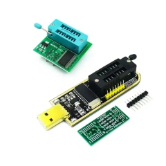 Original CH341A 24 25 Series EEPROM Flash BIOS USB Programmer Module + SOIC8 SOP8 Test Clip For EEPROM 93CXX / 25CXX / 24CXX