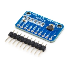 1-50Pcs ADS1115 Subminiature 16 Bit Precision Analog-to-Digital Converter ADC Development Board Module with 4 Channels