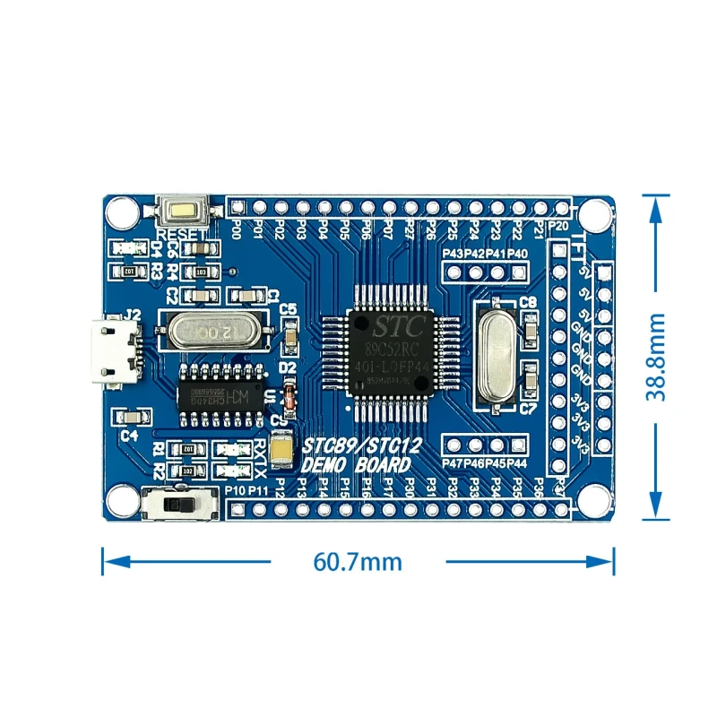 51 SCM minimum system board STC89C52 STC51 STC89C52RC core development learning board