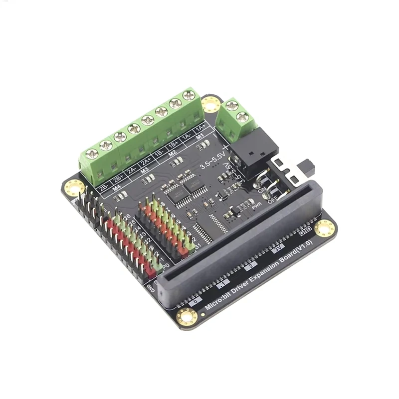 Stable Performance-Dfrobot Micro-Driver Driver Expansion Board 4-Way Motor Drives 8-Way Servo Interfaces For Micro-Bit UNIHIKER