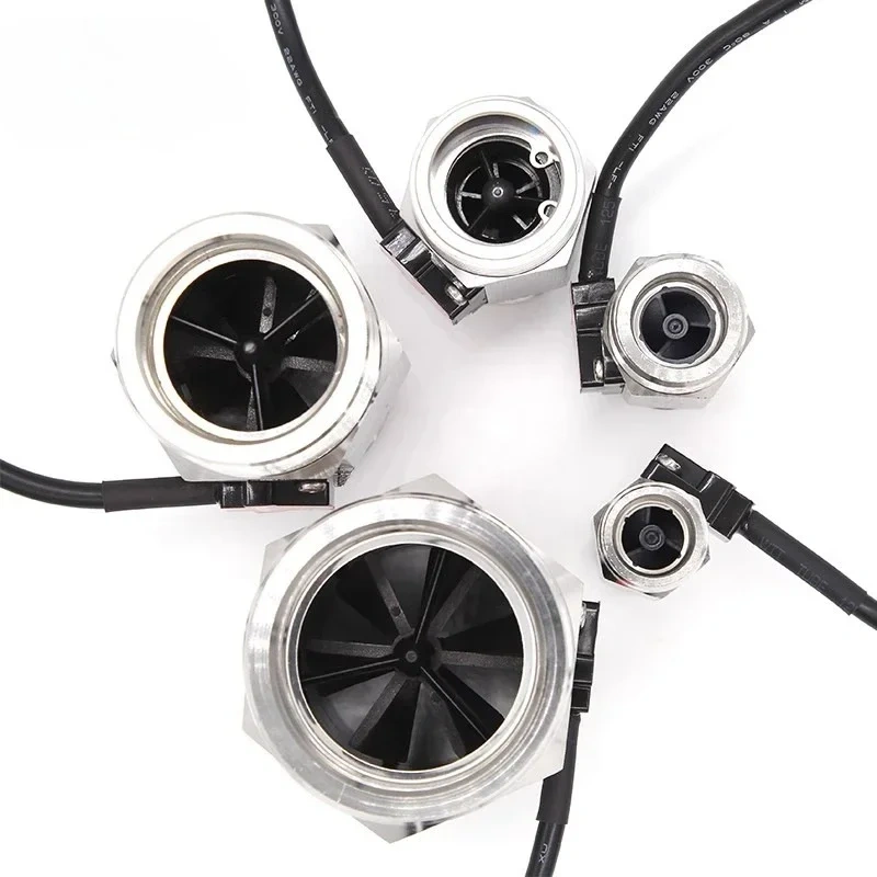Hall effect flowmeter sensor, stainless steel liquid flowmeter, industrial sensor pipeline