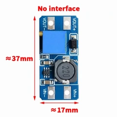 1PC MT3608 DC-DC Adjustable Boost Module 2A Boost Plate Step Up Module with/without MICRO USB Maximum Output 28V 2A