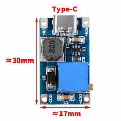 1PC MT3608 DC-DC Adjustable Boost Module 2A Boost Plate Step Up Module with/without MICRO USB Maximum Output 28V 2A