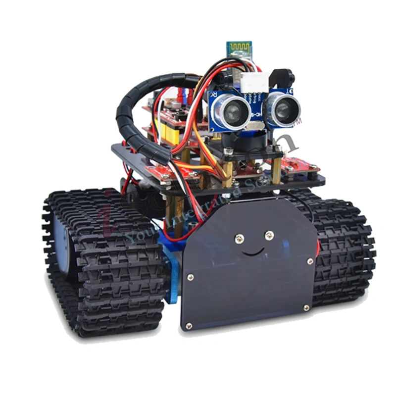 Mini Smart Tank Robot for Arduino Kit Robot Car DIY Programmable