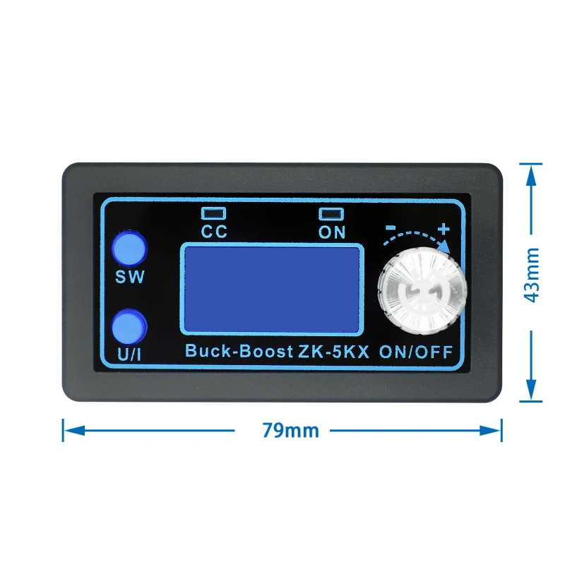 ZK-4KX ZK-5KX DCDC Buck Boost Converter CC CV 0.5-30V 4A 5V 6V 12V 24V Power Module Adjustable Regulated laboratory power supply